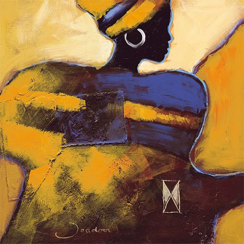 Eurographics JO3125 Joadoor, African Spirit 30 x 30 cm, Hochwertiger Kunstdruck - Afrika Preisvergleich