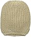 Calvin Klein Women's Metallic Shaker Stitch Slouchy Beanie