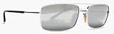 Tom Ford Sunglasses Hudson / Frame: Shiny Rhodium Lens: Green Mirror Silver