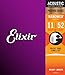Elixir Strings Phosphor Bronze Acoustic Guitar Strings w NANOWEB Coating, Custom Light (.011-.052)