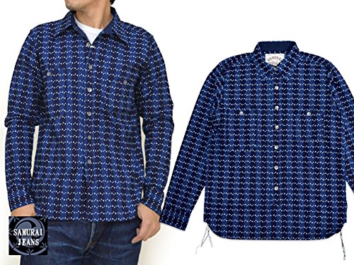 ワッペン ワークシャツ ジャケット サムライジーンズ 未使用品｜トップス