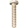 PEEK Machine Screw, Pan Head, Slotted Drive