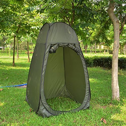 Home Smith 75" High Portable Shower Toilet Tent Outdoor Park Fitting Room for Street Show Fairs