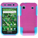 Purple Blue 2 in 1 Hybrid Rubber Plastic Skin Case Cover for Samsung Galaxy S Vibrant T959/ Samsung Galaxy S 4g/ T-mobile