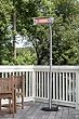 Fire Sense 02117 Stainless Steel Offset Infrared Patio Heater
