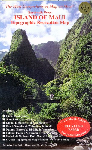 maui hi topographic recreation map