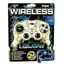 dreamGEAR i.GLOW 2.4 GHz Wireless Controller for PlayStation 2 - White