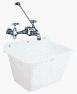 Mustee, E. L. 16K Wall Mounted Laundry Tray