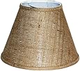A Ray Of Light 6129BUR 6-Inch by 12-Inch by 9-Inch Brown Burlap Empire Hardback Shade
