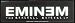 Search : Eminem - Black & White Rectangle Logo - Sticker / Decal