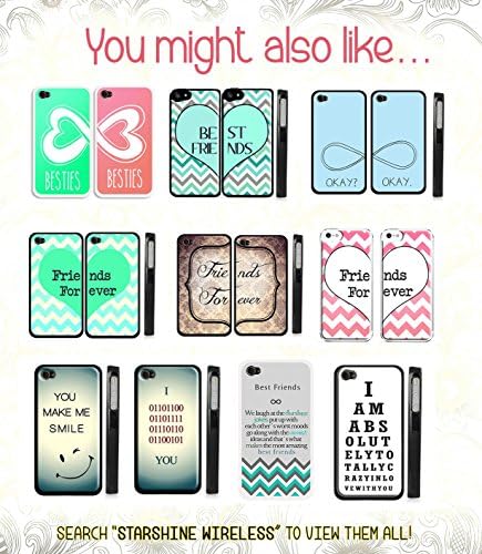 Pink Best Friends Quote iPhone 4 Case - "We laugh at the dumbest jokes, put up with the worst moods, go along with the craziest ideas, and that's what makes us the most amazing best friends" Infinity Heart iPhone 4s Case with Best Friends Quote