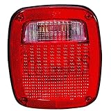 1998-2006 Jeep Wrangler Tail Light Assembly - Driver Side (1999 2000 2001 2002 2003... 