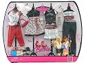 BARBIE CLOTHES ~ ENTITLED - LET'S SHOP REDS ~ BLACKS ~ WHITES IN COLOR NEW LINE FOR THIS YEAR 15 PIECES