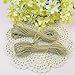 Wedding Brown Retangle Kraft Paper Tag Bonbonniere Favor Gift Tags with Jute Twines (200pcs)