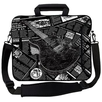 MySleeveDesign Sacoche en néoprène pour ordinateur portable avec bandoulière 15,6 pouces / 17,3 pouces - PLUSIEURS MODELES MySleeveDesign Sacoche en néoprène pour ordinateur portable avec bandoulière 15,6 pouces / 17,3 pouces - PLUSIEURS MODELES