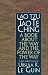 Lao Tzu: Tao Te Ching