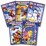  Polish Christmas Coloring Books, set of 5