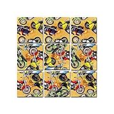 Classic Motorcycles Scramble Squares Puzzle 9pc