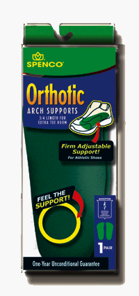 SPENCO Arch Supports, Orthotic Full Length