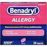 Benadryl Allergy Ultratab Tablets, 24 Count (Pack of 2)