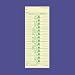 TOP12563 Time Cards, Numbered Days, 100/PK, 3-1/2x9 Image