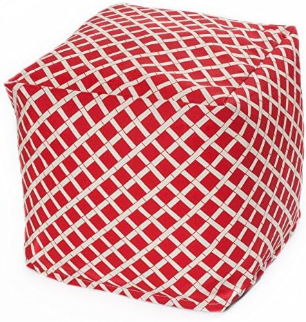 OC Fun Saks Cube Bamboo Pouf