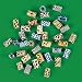 Polymer Clay Animal Print Barrel Beads (50 pc)