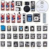Robotlinking 37-in-1 Sensor Module Kit for Arduino UNO, Black