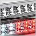 Auto Dynasty Dual Row Full LED Chrome Housing 3rd Third Tail Brake Light Cargo Lamp Compatible with Chevy Colorado GMC Canyon 04-12