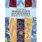 Click here to buy Marbleized Bookmarks: 30 Ready-to-Use Designs (Large-Format Bookmarks) by  Lauren Clark.