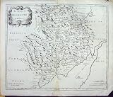 1695 Antique Map Monmouth Brecknockshire Morden