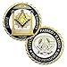 Gold Plated Master Mason Symbol Proud Freemason Challenge Coin