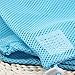 i'Pet Adjustable Polyester Mesh Big Cat Grooming Bag Dog Cleaning No Scratching Biting Restraint for Bathing Nail Trimming Injecting Examing (Blue)