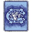 North Carolina Tar Heels NCAA Triple Woven Jacquard Throw (019 Focus) (48x60")"