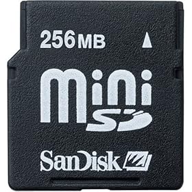SanDisk 256 MB Mini SD Memory Card