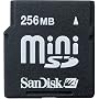 SanDisk 256 MB Mini SD Memory Card SanDisk 256 MB Mini SD Memory Card