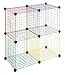 Whitmor  6256-978  Storage Cubes, 1 Each Red Blue Green and Yellow