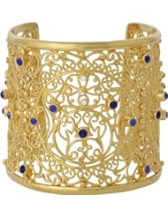 Isharya Moon Bali Blue Lapis Cuff Bracelet