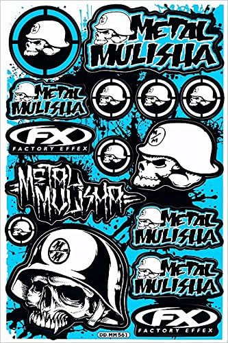 Rockstar Energy Drink Metal Mulisha Yamaha Kawasaki Motorcross Race Racing F1 Logo Sponsor Sticker Decal Skateboard Car Bike Bicycle Kid Wall Helmet Decoration Red Mulisha MUBE2