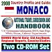 Books : 2008 Country Profile and Guide to Monaco- National Travel Guidebook and Handbook - Royalty, Prince Albert, Prince Rainier, Princess Grace (Two CD-ROM Set)