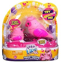 Little Live Pets S2 Tweet Talking Owl And Baby - Heartwing Family
