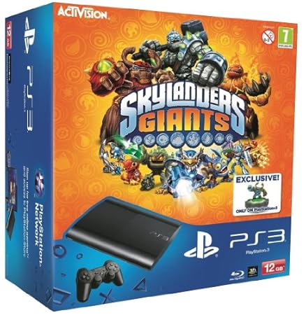 PlayStation 3 - Console 12 GB [M Chassis] con Skylanders Giants Starter Pack [Bundle]