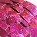 Pink Fuchsia Glitter Sparkle Sequin Long Rectangle 1.5 inch Couture Loose Paillettes. Made in USA.