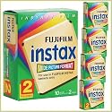 FujiFilm Instax Instant Film Twin Pack - 5 Twin Packs (10 Packs Total)
