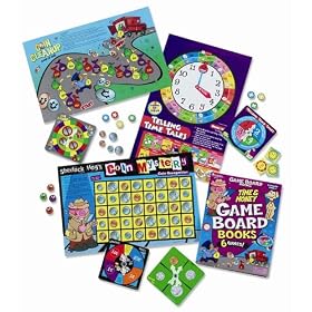 Learning Resources Time And Money Game Board Book by Learning Resources