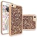 iPhone 6 / 6S Case, Cellularvilla [Slim Fit] Luxury Bling Jewel Rock Crystal Rhinestone Diamond Case [Shockproof] Dual Layer Protective Cover for Apple iPhone 6 / iPhone 6S 4.7 inch (Hot Pink Gold)