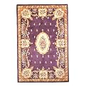 Aubergine Fleur-de-Lis Rug