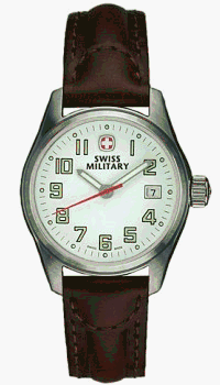 Swiss Military Field II Brown Leather Watch