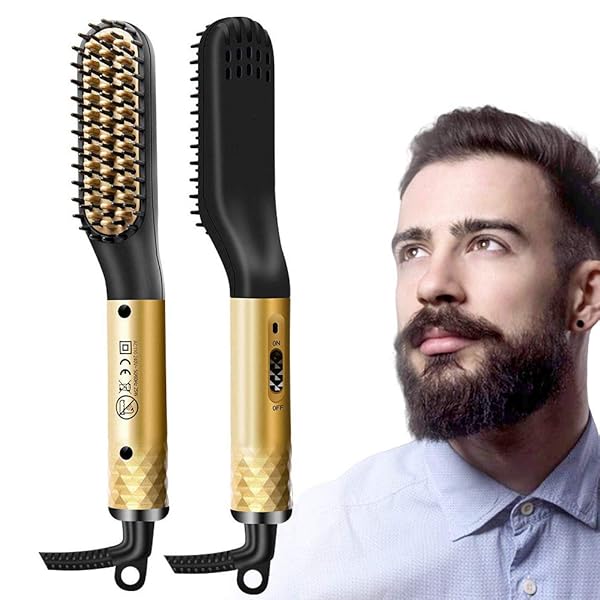 Beard Straightener For Men Hair Straightening Brush For Men