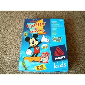 Click here to buy Disney's Mickey Mouse Cards and more CD-ROM print kit.